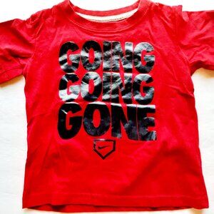 Nike Boys T-Shirt Baseball Red Short Sleeve Home Run 2T